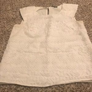 The Limited White Shell Blouse